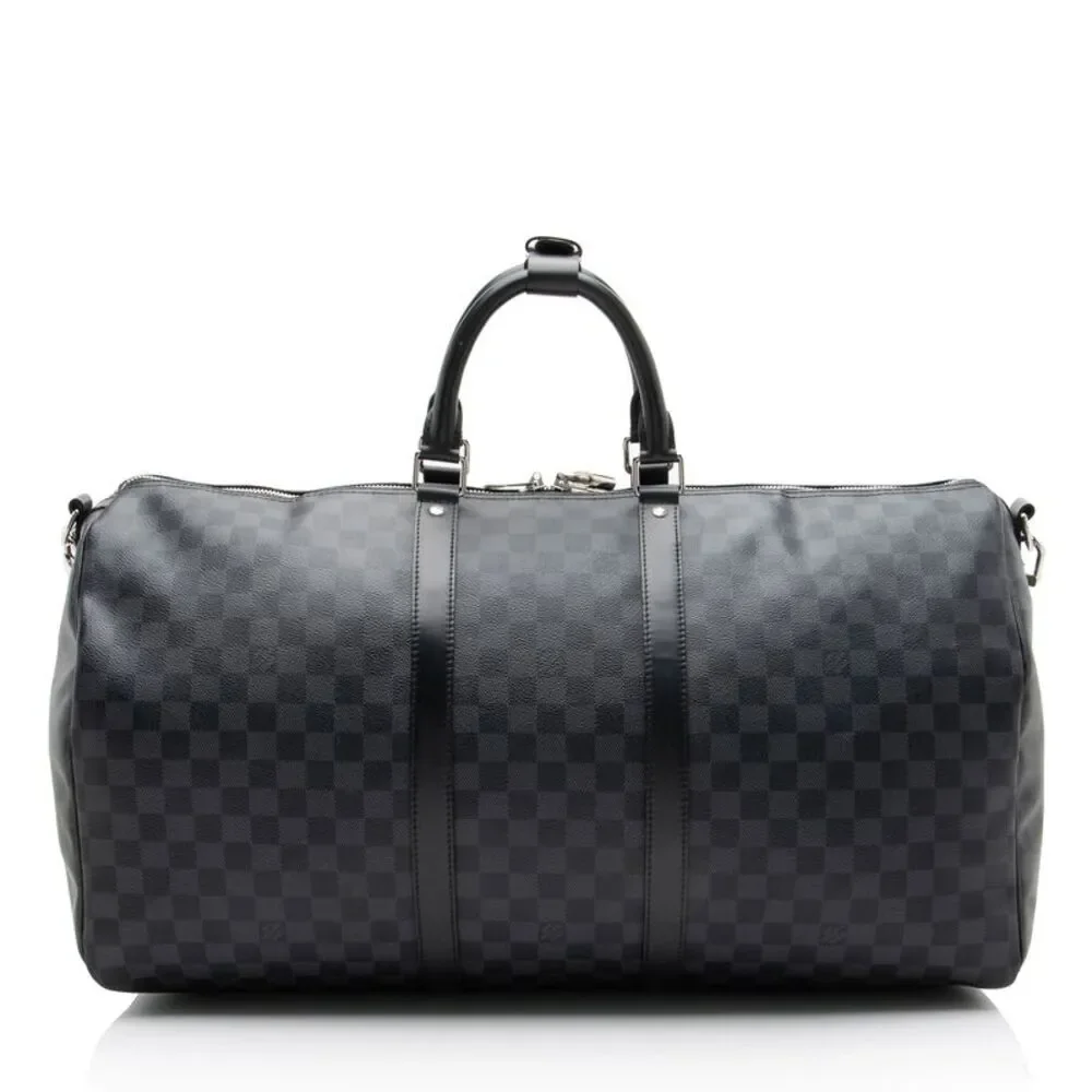 Louis Vuitton Damier Graphite Keepall Bandouliere 55 Duffle
